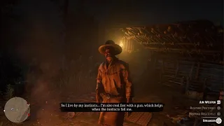 Red Dead Redemption 2 Hidden Encounter - Mexican Warns Arthur About Aberdeen Pig Farm