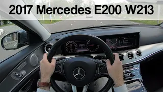2017 Mercedes E Class E200 W213 - POV Review