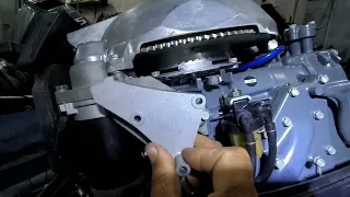 Yamaha 25 Hp instalar partida Elétrica e fazer revisão , faça você mesmo