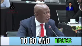 Don’t go court if Malema is there 😅