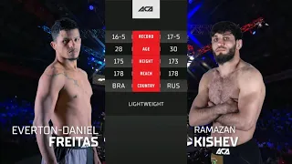 Эвертон Даниэль Фрейтас vs. Рамазан Кишев | Everton Daniel Freitas vs. Ramazan Kishev | ACA 143