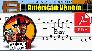 RDR 2 - American Venom Guitar Tab