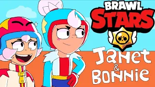 JANET AND BONNIE | BRAWL STARS ANIMATION.