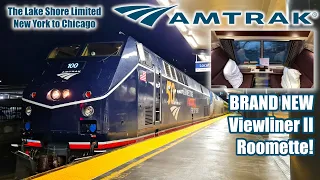 Amtrak BRAND NEW Viewliner II Roomette from New York to Chicago!