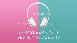 [PRIME] Binaural Beats for Deep Sleep [Healing Sleep Cycle] 90 Minutes