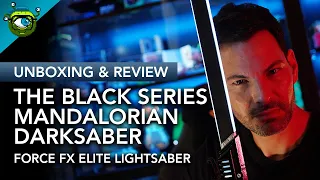 First Unboxing & Review: Hasbro Star Wars The Black Series Mandalorian Darksaber Force FX Lightsaber
