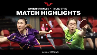 Xiaona Shan vs Kasumi Ishikawa | WS R32 | Singapore Smash 2023
