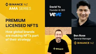 Binance New Zealand AMA with VeVe's David Yu