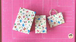 かんたん！すぐに使える♪【 紙袋の作り方】How to make a paper bag