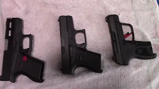 Glock 43 VS Glock 42 VS Ruger LCP Max