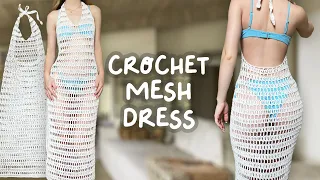 crochet mesh dress tutorial
