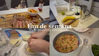 NOSSO FINAL DE SEMANA EM CASA | Churrasco, caipirinha de banana, almoço e sobremesa pro ano novo