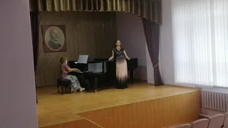 Українська народна пісня в обробці Б. Лятошинського "Ой маю я чорні брови"