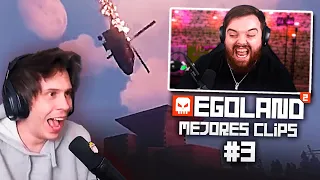 RUBIUS ESTRELLA UN HELICÓPTERO EN CASA DE THEGREFG | REACCIONANDO A CLIPS de EGOLAND 2 #3