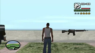 How to get the M4 in Palisades at the beginning of the game - GTA San Andreas