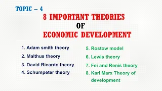 #Theories Of Economic Development For (UGC NET Economics and PGT Economics)