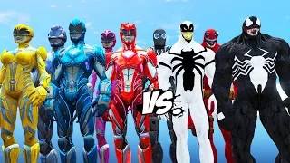 VENOM, ANTI-VENOM, VENOMPOOL, AGENT VENOM VS POWER RANGERS (2017)