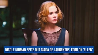 Nicole Kidman spits out Giada De Laurentiis' food on 'Ellen'