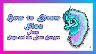 SISU!!! | Raya and the Last Dragon | How to Draw