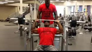 BIG ROB & MIKE RASHID SHOULDER WORKOUT IN HOUSTON