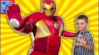 Iron Man Where did he come from? Superheroes in real life on DiDiKa TV Novelty 2017