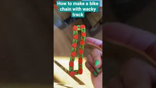 How to make bike chain with wacky track!😋😁