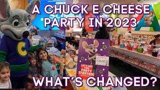 A CHUCK E CHEESE BIRTHDAY PARTY IN 2023...WHAT IS IT LIKE? WHAT HAS CHANGED?