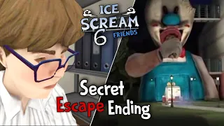 Ice Scream 6 Version 1.2 New SECRET ESCAPE ENDING | Fanmade