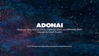 ADONAI - SATB (piano track + lyrics)