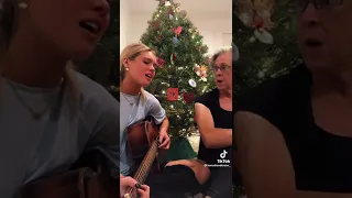 Kenedi Anderson singing “I’ll Be Home for Christmas” by Michael Bublé with her Grandma on TikTok