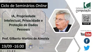 [Seminários 2023] IA, Propriedade Intelectual, Privacidade e Proteção de Dados Pessoais