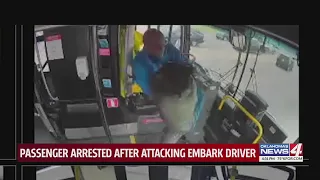 Passenger arrested after attacking EMBARK driver