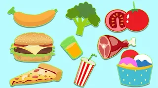 Healthy v/s Unhealthy Food - Learning Food - Educational Video For Kids