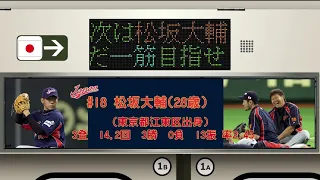 WBC2009 選手別応援歌 [電車風]