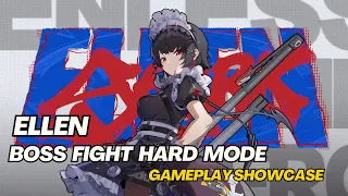 Zenless Zone Zero - S Agent ELLEN | Boss Fight Hard Mode | Gameplay Showcase (CBT3)