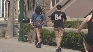 Ban on motorized scooters on San Diego boardwalks takes effect Saturday