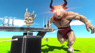 NEW Minotaur and SPINNING Blades - Animal Revolt Battle Simulator