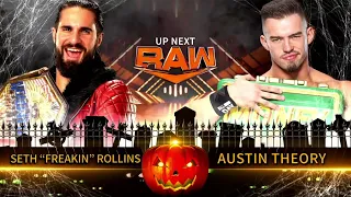 Seth Rollins Vs Austin Theory - WWE Raw 31/10/2022 (En Español)