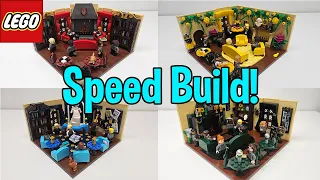 LEGO SPEED BUILD! | Hogwarts Common Rooms! | Harry Potter | in 4K! | #lego #speedbuild