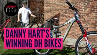 Danny Hart's Most Iconic Downhill Mountain Bikes | DH Pro Bike Check