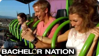 Sean And AshLee Have Six Flags Theme Park Date | The Bachelor US