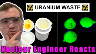 Nuclear Engineer Reacts to NileBlue Cleaning Up Uranium Waste from the Uranium Glass Experiment