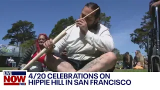 4/20 celebrations in San Francisco's Golden Gate Park, Hippie Hill | LiveNOW from FOX