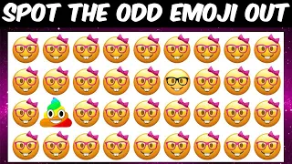Find The ODD One Out for Genius only | Emoji Quiz Challenge Video