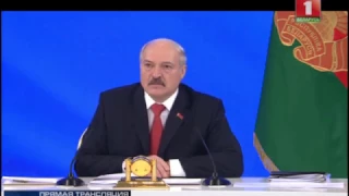 Лукашенко о детях, которые становятся дебилами