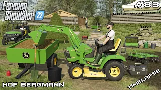 Preparing ALLOTMENT GARDEN with JOHN DEERE x748 | Hof Bergmann | Farming Simulator 22 | Episode 83