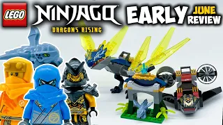Nya and Arin's Baby Dragon Battle EARLY Review! LEGO Ninjago Dragons Rising Set 71798