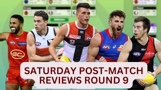 Saturday Post-Match Reviews - Round 9 - AFL Supercoach 2024