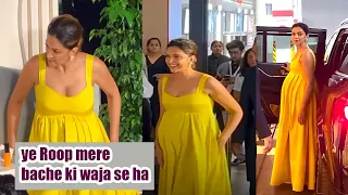 Pregnant Deepika padukone glowing gracefully and flaunt baby bump |6 Month Pregnant Deepika padukone