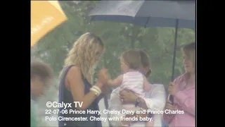 22-7-2006 Chelsy Davy,  Prince Harry & Prince Charles Polo Cirencester Park.